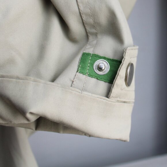 Classic Elements VTG Y2K Tan Khaki Utility Weather Resistant Jackets Size Small - Picture 8 of 11